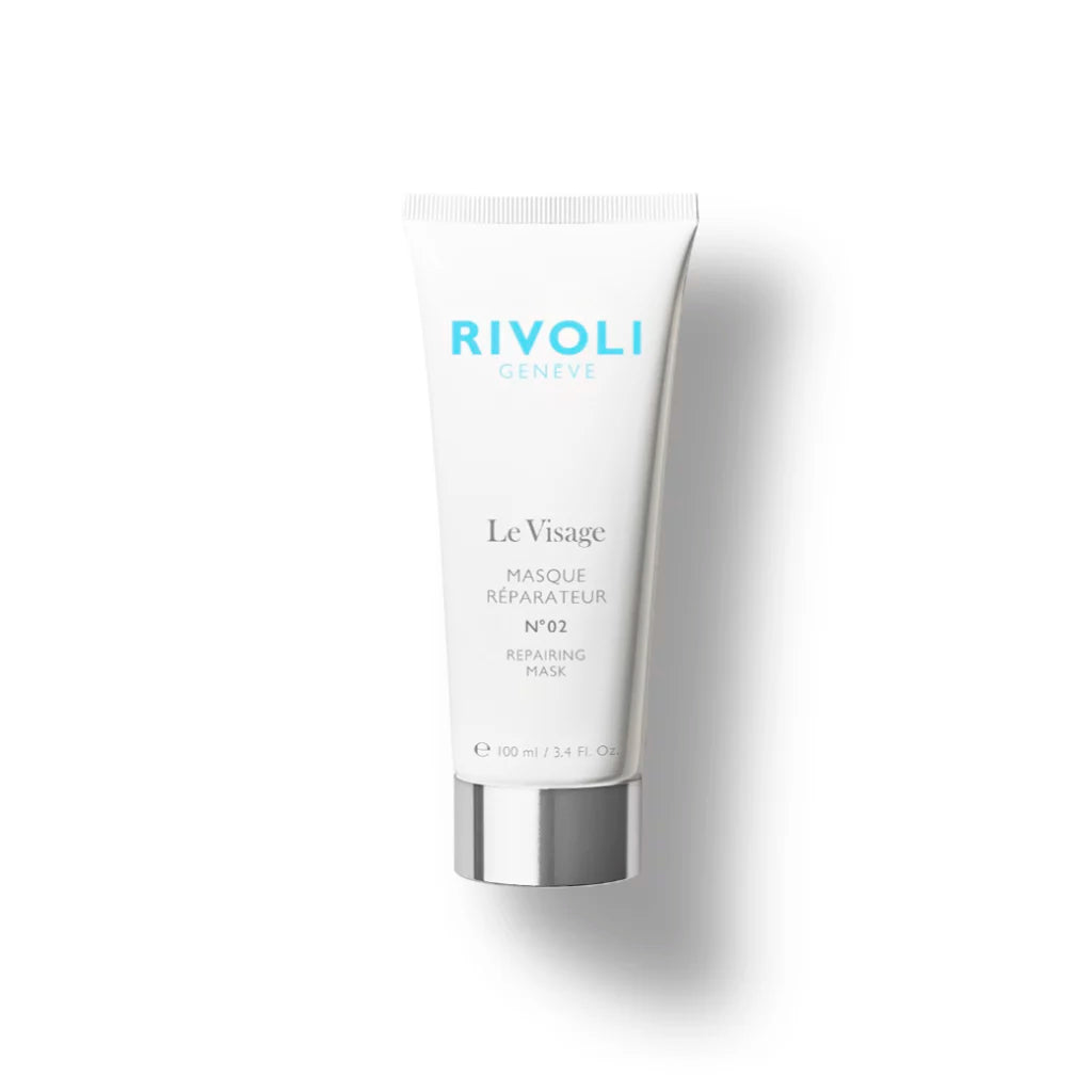 Close-up texture of RIVOLI Masque Réparateur – rich anti-age cream mask