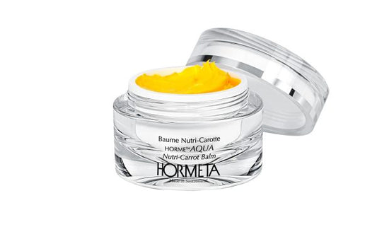 Rich texture of Nutri-Carrot Balm – nourishing formula for dry, stressed skin