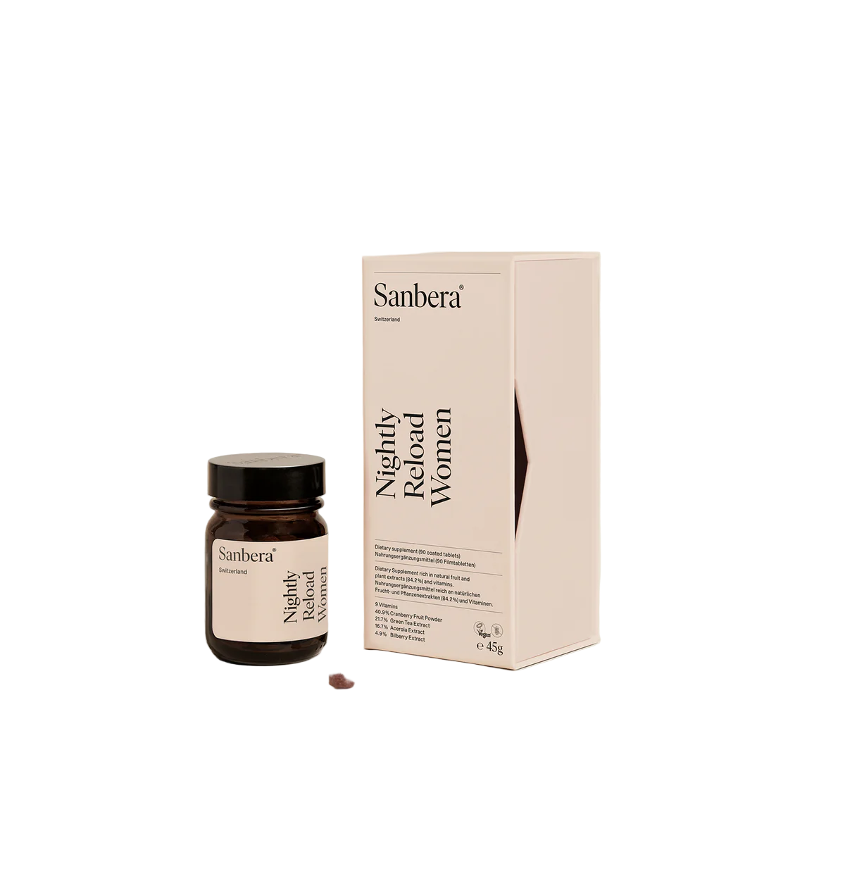 Sanbera Nightly Reload Women – Swiss overnight regeneration supplement Main image
