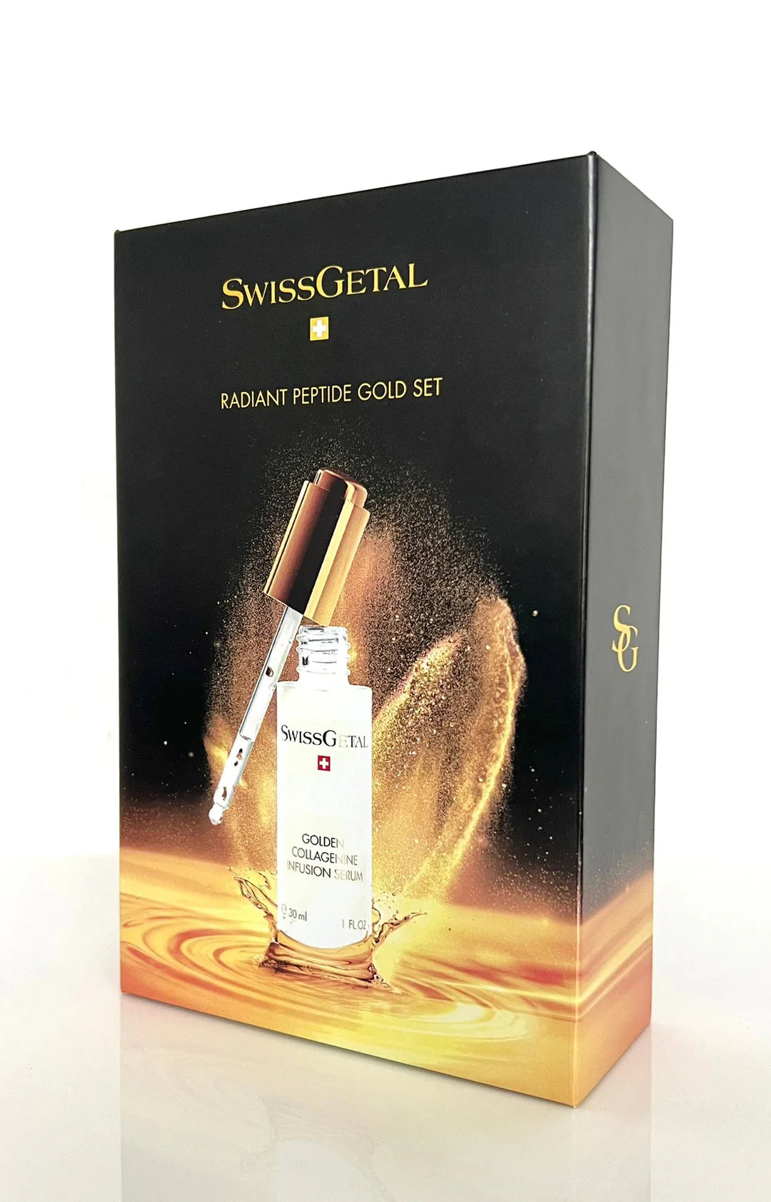 SwissGetal Radiant Peptides Gold Set with Golden Collagenins