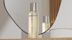 Swiss designed Activator Toner bottle displayed elegantly