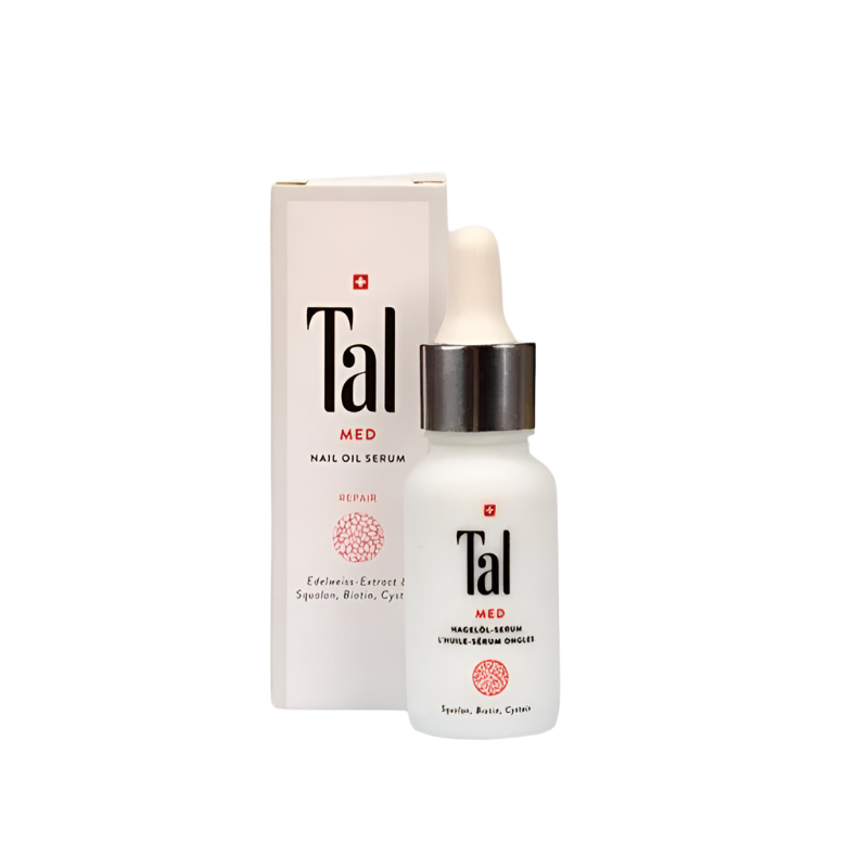 TAL Med Nail-Oil Serum packaging – Swiss made