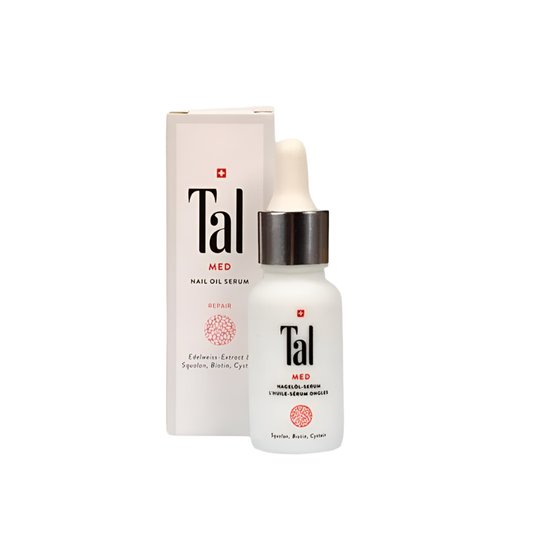TAL Med Nail-Oil Serum packaging – Swiss made