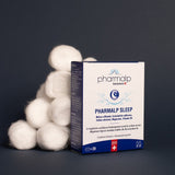 Tablet close-up – Pharmalp SLEEP formula with lemon balm & magnesium