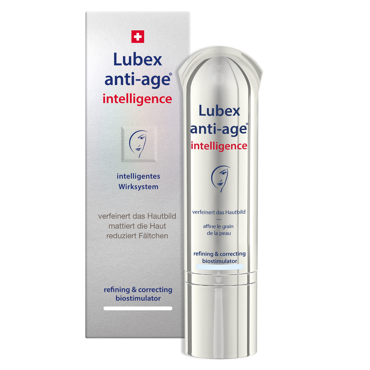 Texture of Lubex anti-age Intelligence – lightweight gel-serum with peptide & HAF for correction and renewal Main image