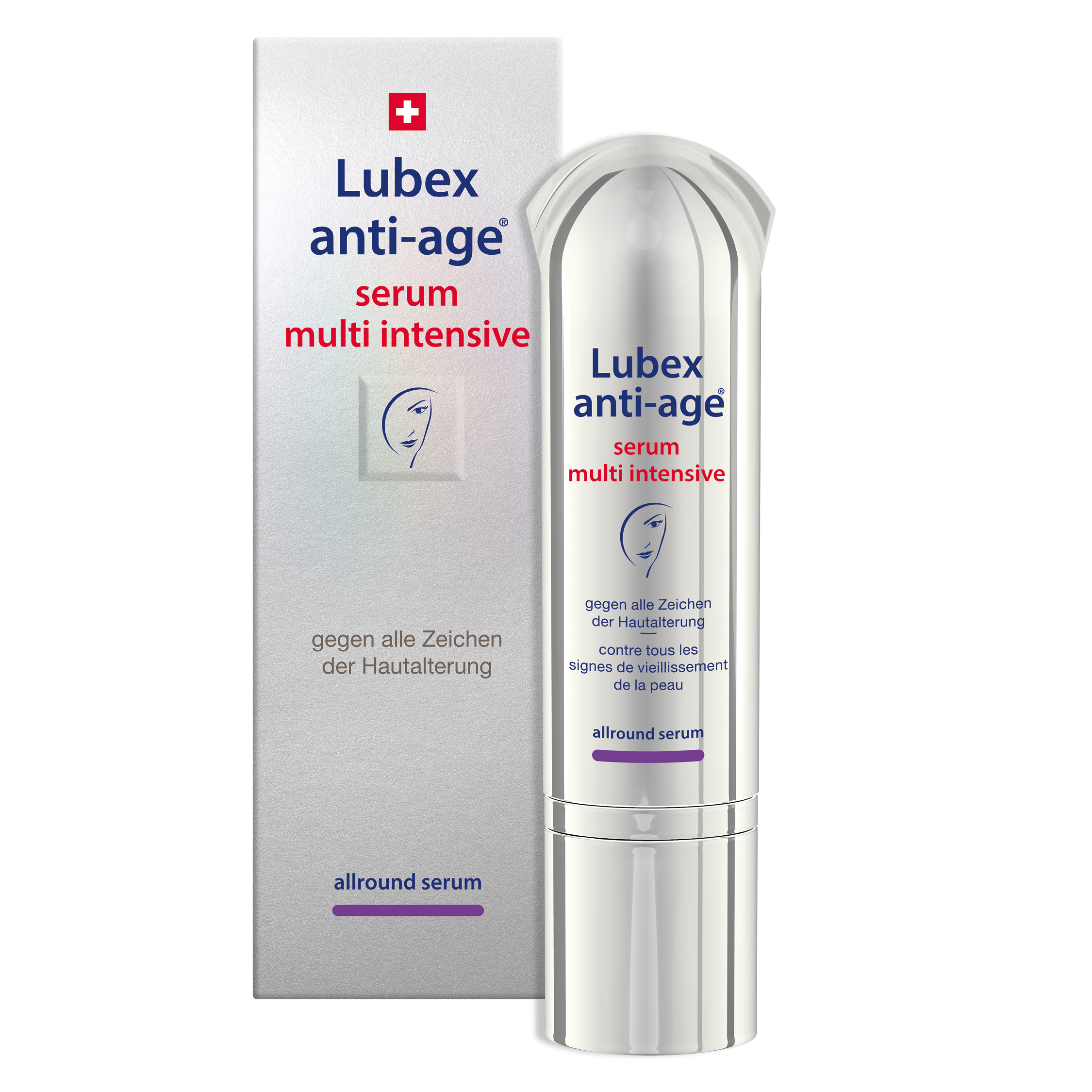 Texture of Lubex anti-age Serum Multi-Intensive – lightweight high-performance serum with Niacinamide & HAF for vitality
