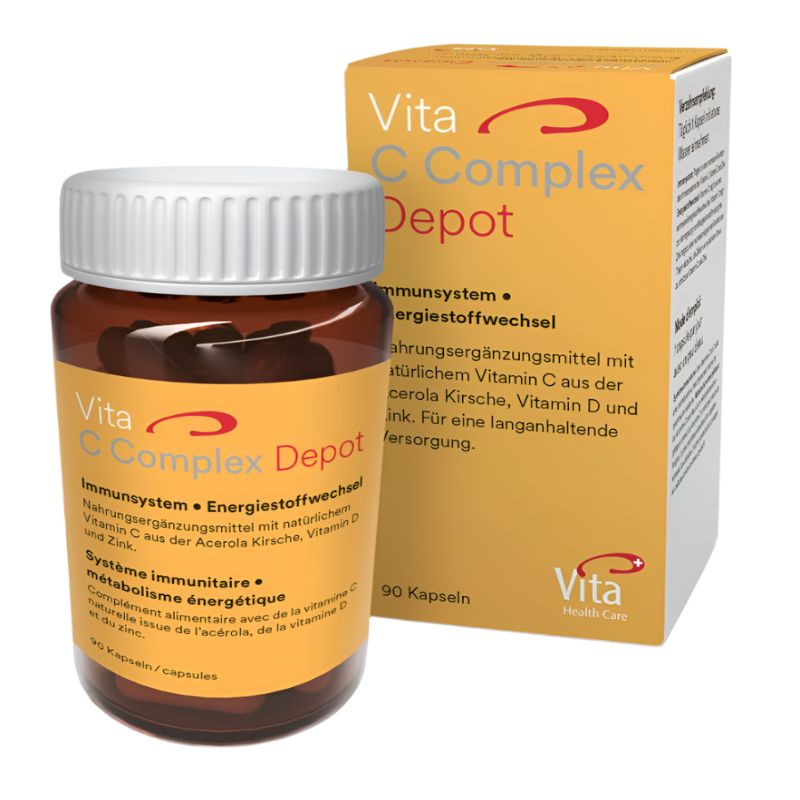 Vita C Complex Depot – Swiss vitamin C D3 & zinc supplement (capsules) Main image