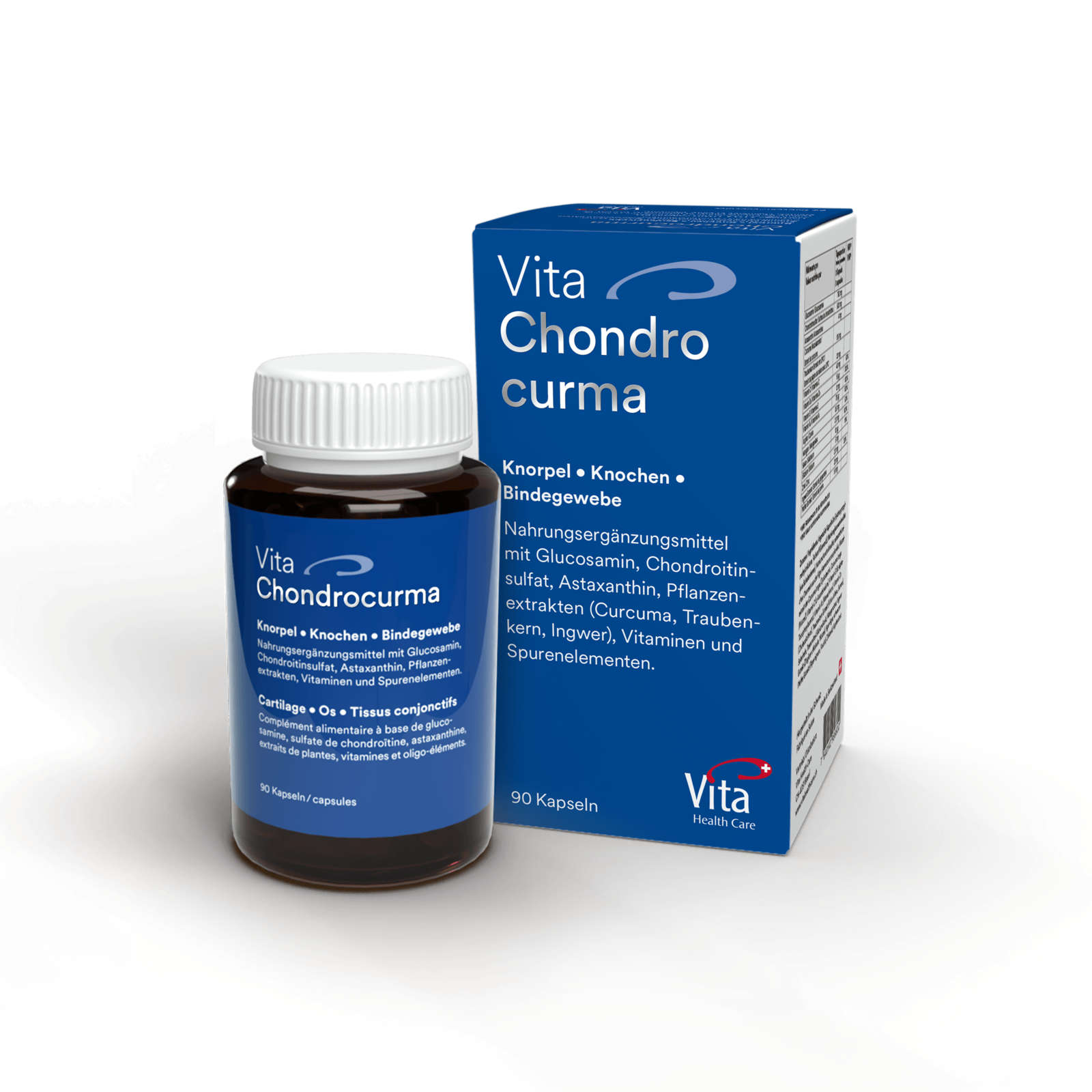 Vita Chondrocurma – Swiss joint & cartilage support capsules 90 count