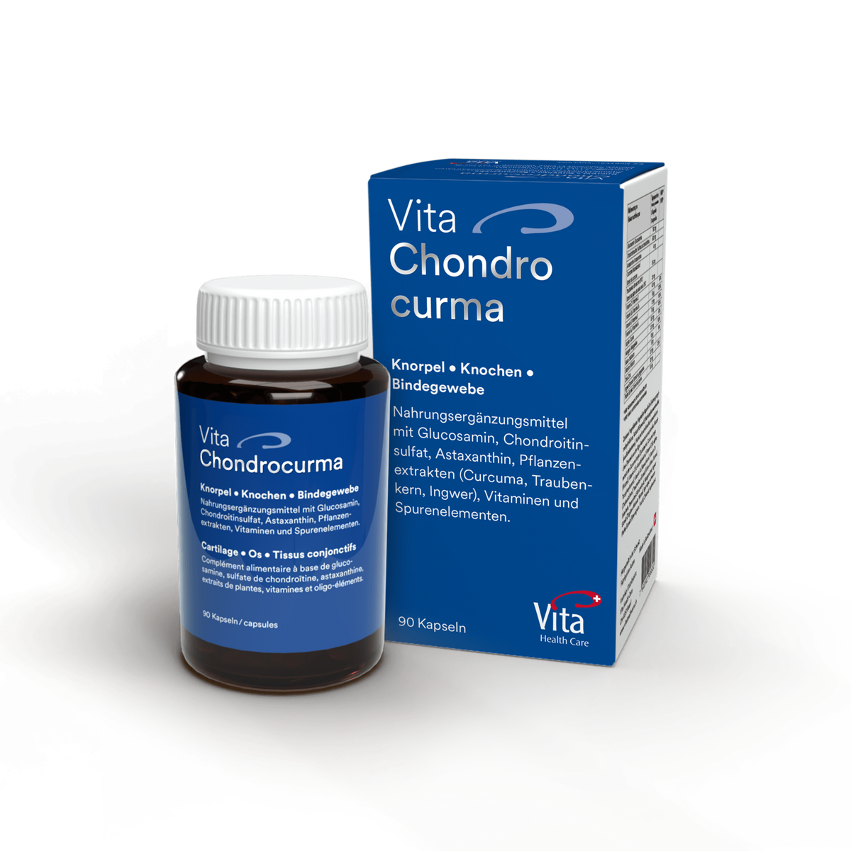 Vita Chondrocurma – Swiss joint & cartilage support capsules 90 count