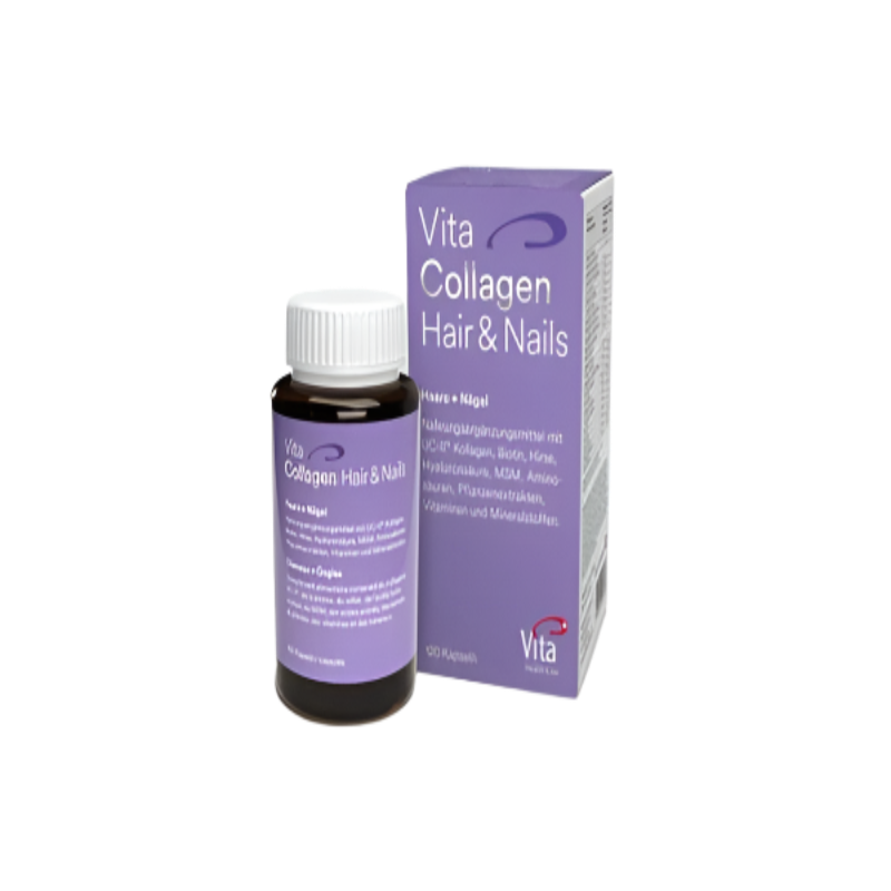 Vita Collagen Hair & Nails – Swiss collagen & biotin formula 120 capsules Main image