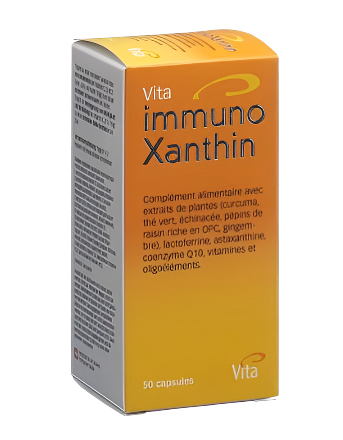 Vita Immunoxanthin Swiss-made immune support with turmeric green tea echinacea