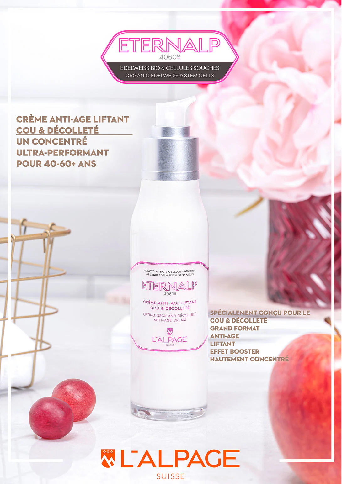 L’ALPAGE – Anti-Age Lifting Neck & Décolleté Cream Eternalp 4060m | Neck Cream Secondary image