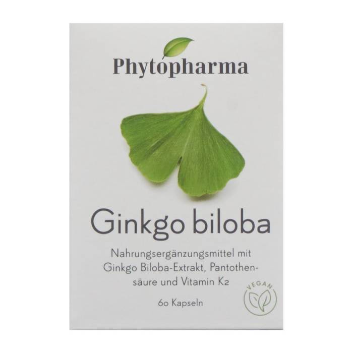 Phytopharma ginkgo biloba 60 stk