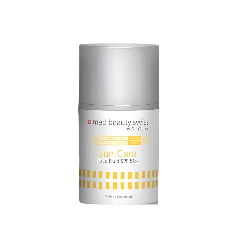 Med Beauty Swiss sun care face fluid SPF50 50ml - Beauty & the Lion