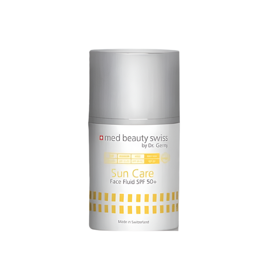 Med Beauty Swiss sun care face fluid SPF50 50ml - Beauty & the Lion