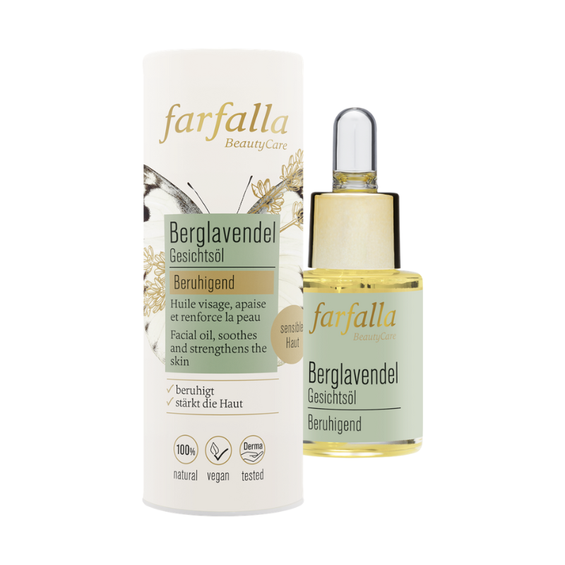 Farfalla facial oil berglavendel 15 ml - Beauty & the Lion