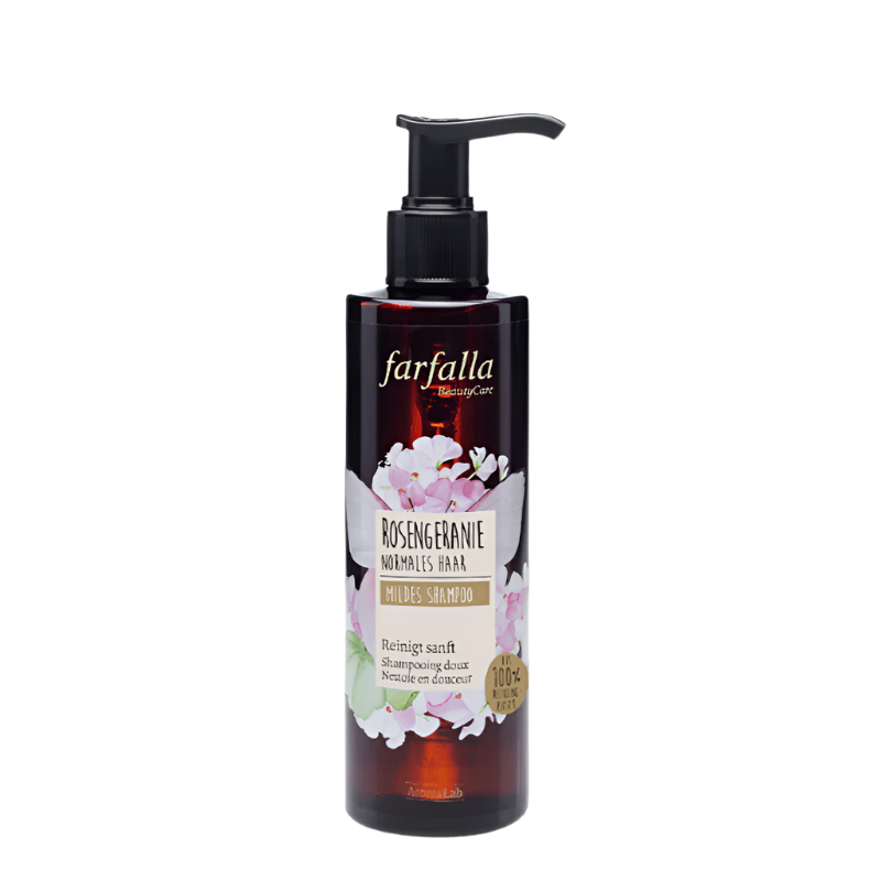 Farfalla rose geranium shampoo - Beauty & the Lion