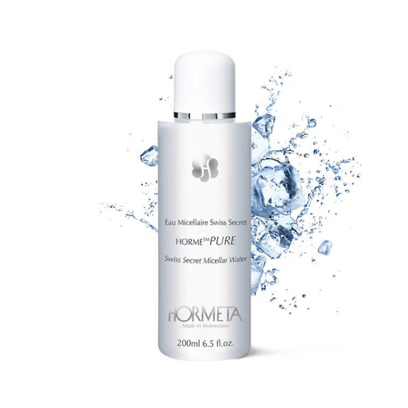 Hormeta Swiss skincare packaging – Swiss Secret Micellar Water at Beautylion.ch