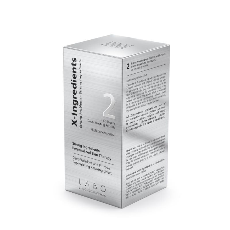 Labo Suisse x-ingredients 2 : 3 collagens decontracting peptide - Beauty & the Lion