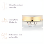 Texture of NIANCE Day Care PERFECT — silky hydrating cream for daily use
