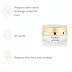 Texture of NIANCE Eye Care SHINE — lightweight eye cream for puffiness and fine lines