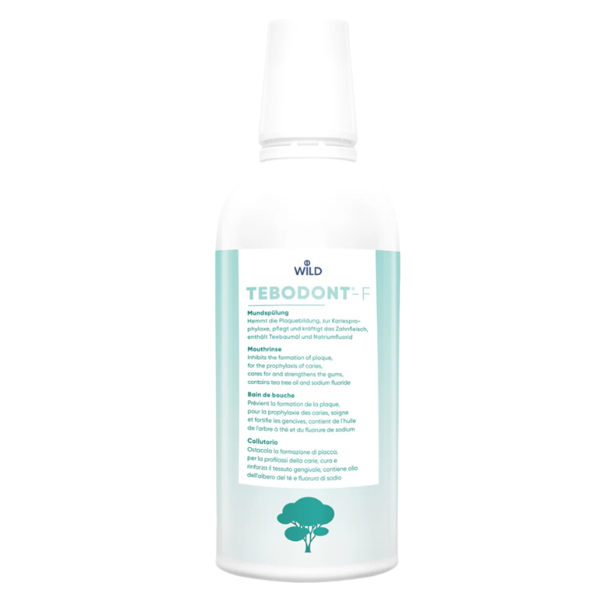 Dr. Wild & Co tebodont mouthrinse 500ml - Beauty & the Lion